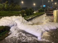 Од шахта на булеварот „Александар Македонски“ масивно истекуваше хемиска пена, Ѓорѓиевски: Ќе бидат преземени најстроги санкциски мерки