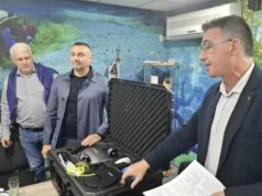 Здружение од Пловдив донираше подводен дрон со кој ќе се бара телото на исчезнатиот бугарски нуркач во Охридското Езеро