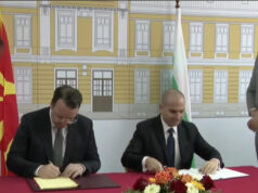 Николоски: Го потпишавме договорот за изградба на заедничкиот пограничен тунел со Бугарија, железничкиот коридор 8 има стратешко, економско и безбедносно значење за Балканот и Европа