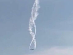 (Видео) Се урна турски воен авион во близина на границата меѓу Азербејџан и Грузија