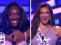 (Видео) Мисицата од Брегот на Слоновата Коска упадна во претставувањето на хрватската претставничка на Мис Универзум