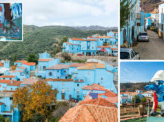 Дали знаевте дека во Европа постои село на Штрумфовите? Сè е сино!