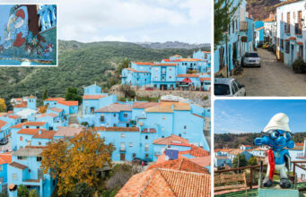 Дали знаевте дека во Европа постои село на Штрумфовите? Сè е сино!