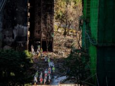 Бројот на жртви од пожарот во Хонг Конг се искачи на 156, на жителите им беше дозволено кратко да се вратат во своите станови