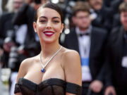 Џорџина Родригез блесна во Дубаи во тесен црн фустан