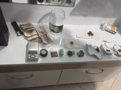 (Фото) Претрес во Тетовско, пронајдени дрога, оружје и муниција