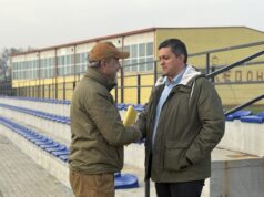 Завршна фаза на градежните активности за изградба на паркинг простор и заштитна ограда на Средното општинско стручно училиште „Илинден“