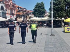 Полицијата од Охрид учествуваше на вежба за авион со запален мотор на охридскиот аеродром