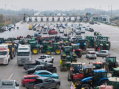 Граничниот премин Евзони денеска повторно затворен поради протест на грчките земјоделци