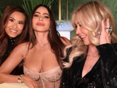 (Фото) Нека следната година биде добра како празничното деколте на Софија Вергара