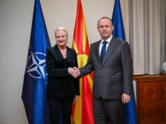 Проштална средба на Гаши со американската амбасадорка Агелер