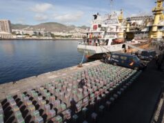 Шпанската полиција заплени рекордни 10 тони кокаин скриени во пратка сол