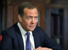 (Видео) „Европските идиоти сакаат војна, ова е она што ќе го добиете“, рече Медведев и објави снимка од руски напад со балистичка ракета