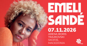 Светскиот вокален феномен Емели Санде на 7 ноември во Скопје