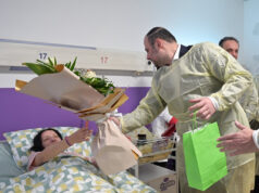 Нов живот, нова надеж, малата Евгенија е првото родено бебе во Скопје, објави Ѓорѓиевски