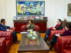 Сиљановска-Давкова се сретна со гувернерот на Народната банка: Финалната оценка на Славески е дека екомомијата е стабилна, со солиден раст