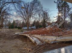 Силниот ветер откорна покрив во училиште во Гевгелија