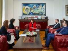Сиљановска Давкова ја прими Рита Колумбиа, постојана координаторка на Обединетите Нации
