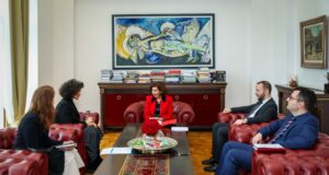 Сиљановска Давкова ја прими Рита Колумбиа, постојана координаторка на Обединетите Нации