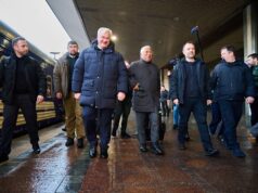 (Фото) Лидерите на девет земји од ЕУ пристигнаа во Киев