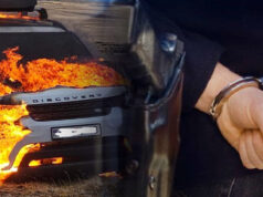 Четворица приведени за пожарот на „ланд роверот“ во Струмица, при претреси пронајдена дрога