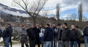 Поплавени куќи во селата Буковиќ и Семениште во општина Сарај