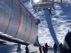 (Видео) Дете висеше од жичарата на Јахорина па падна, скијачите се обидоа да го фатат