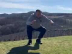 (Видео) Додик вежбаше во природа, па порача: „Никогаш не сум бил во подобра форма“