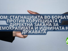 ДОМ: Стагнацијата во борбата против корупцијата е директна закана за демократијата и иднината на државата