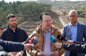 Николоски: Штип и источниот дел на РС Македонија добиваат прво туристичко вештачко езеро, ќе биде завршено во 2027