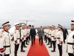 Министерот Андоновски го пречека претседателот на Црна Гора на аеродромот во Скопје
