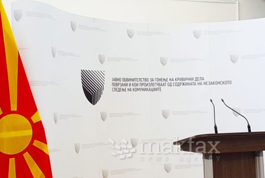 ВМРО-ДПМНЕ: Пред да се навредат обвинителите на Заев како Ленче Ристоска што им се одземаат предмети нека помислат дали треба и кривично да одговараат за кражба на народни пари преку СЈО