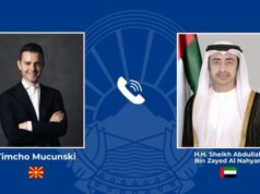 Муцунски разговарал со шеикот Бин Зајед и дал целосната поддршка кон Обединетите Арапски Емирати