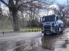 Комунална Хигиена-Скопје започнува со машинско миење на скопските булевари и улици