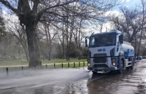 Комунална Хигиена-Скопје започнува со машинско миење на скопските булевари и улици