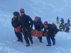 (Видео) Хеликоптерска акција на Шар Планина: Спасена повредена Италијанка