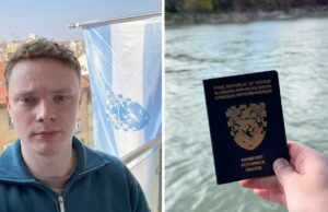 (Видео) 21-годишен Британец прогласи држава меѓу Хрватска и Србија: има знаме и пасоши
