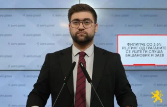 (Видео) Манасиевски: Филипче со 3,6 проценти рејтинг од граѓаните се уште ги слуша Башановиќ и Заев