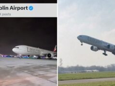 (Видео) Првите патници од Дубаи слетаа во Даблин по суспендирањето на летовите