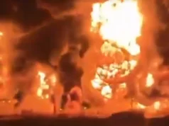 (Видео) Иран сè повеќе напаѓа танкери во Заливот: два танкери горат во Ирак