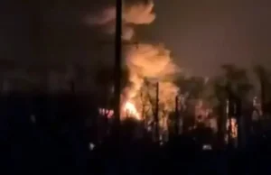 (Видео) Украина со дронови нападна руски складишен објект за нафта, избувна огромен пожар