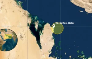 Проектил погоди брод кај Катар