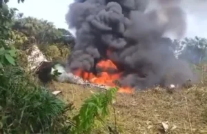 (Видео) Авион со војници се урна во Колумбија: најмалку 66 мртви