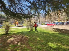 (Фото) Се косат нараснатите тревни површини низ општина Кисела Вода