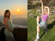 (Фото/Видео) Најубавата водителка во секси издание ги одбројува деновите до породувањето