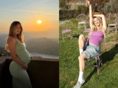 (Фото/Видео) Најубавата водителка во секси издание ги одбројува деновите до породувањето