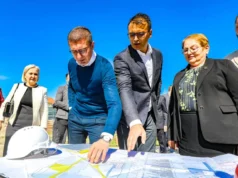 Мицкоски од Ѓорче Петров: Продолжуваме со инвестиции во образованието, започна доградбата на училиштето ООУ Страшо Пинџур