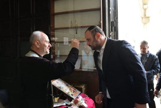 (Фото) Ѓорѓиевски на свечената Велигденска литургија во Соборниот храм: Без молитва, без пост и без искрено покајание, човекот тешко може да го пронајде вистинскиот мир