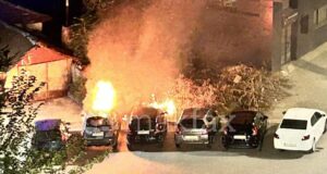 МВР со детали за пожарот во Карпош, пеплосани се две возила