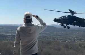 (Видео) Воен хеликоптер лебдеше над домот на Кид Рок, тој салутираше; Хегсет: Нема казна